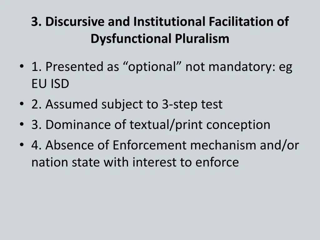 3 discursive and institutional facilitation