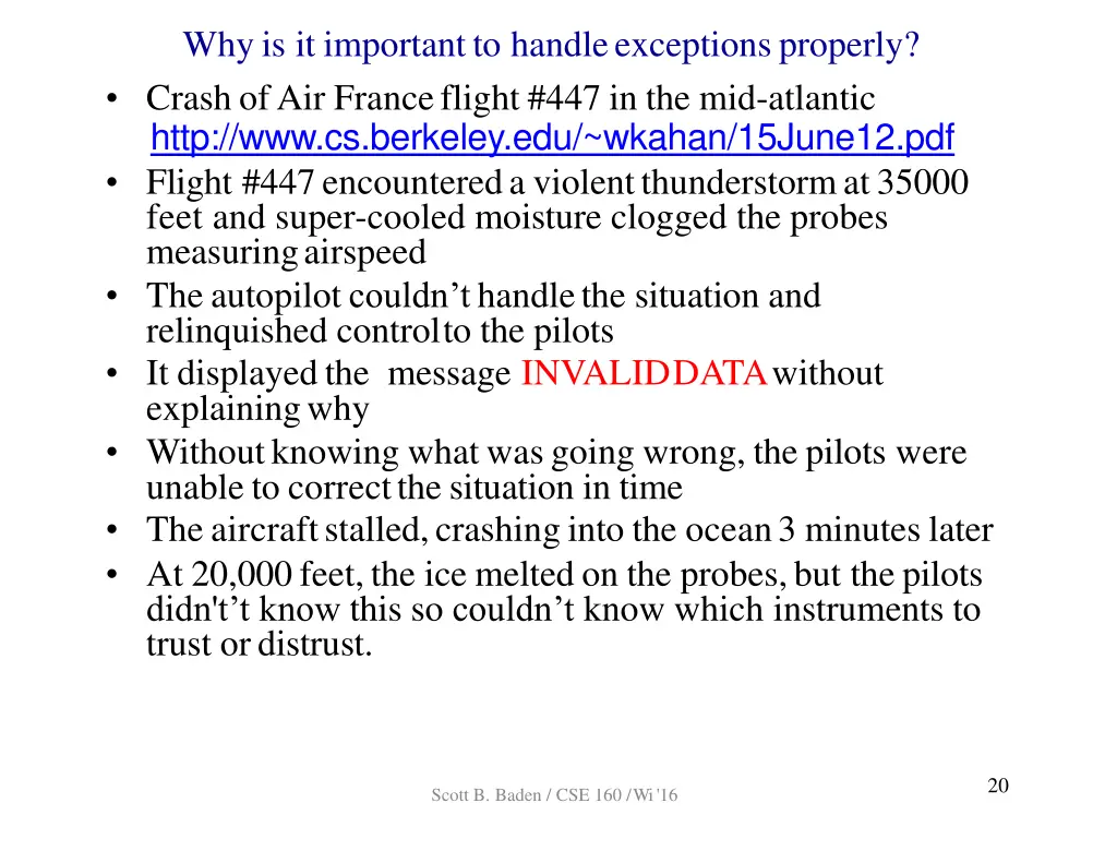whyis it importantto handleexceptionsproperly
