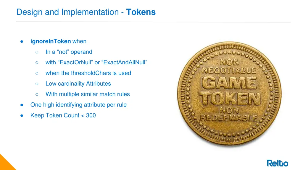 design and implementation tokens