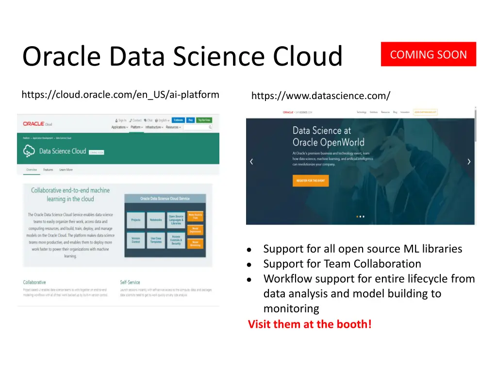 oracle data science cloud