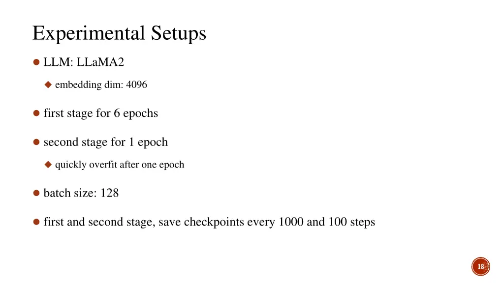 experimental setups 1
