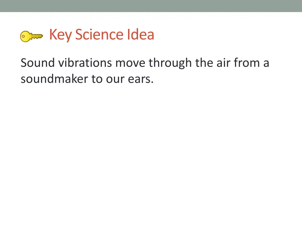 key science idea