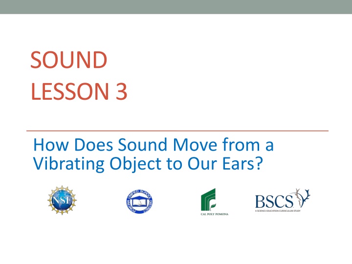 sound lesson 3