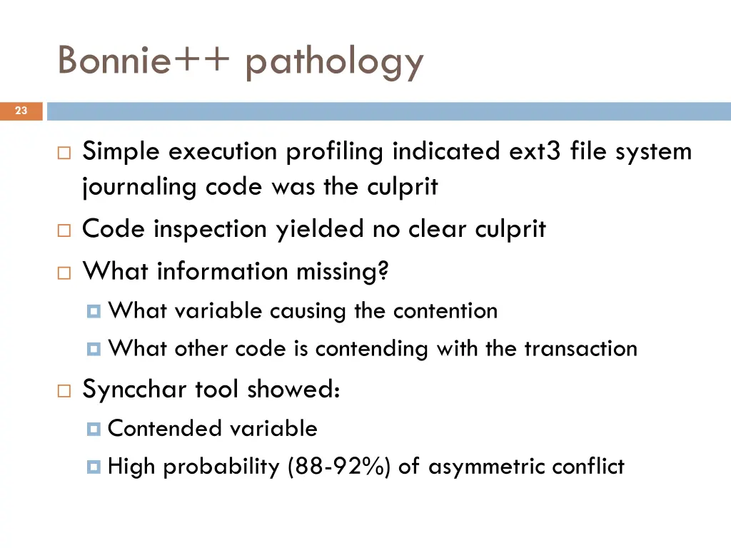 bonnie pathology