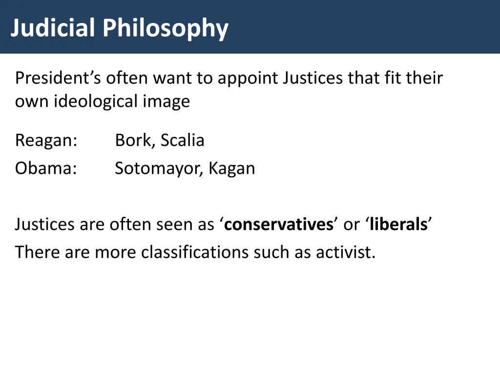 judicial philosophy