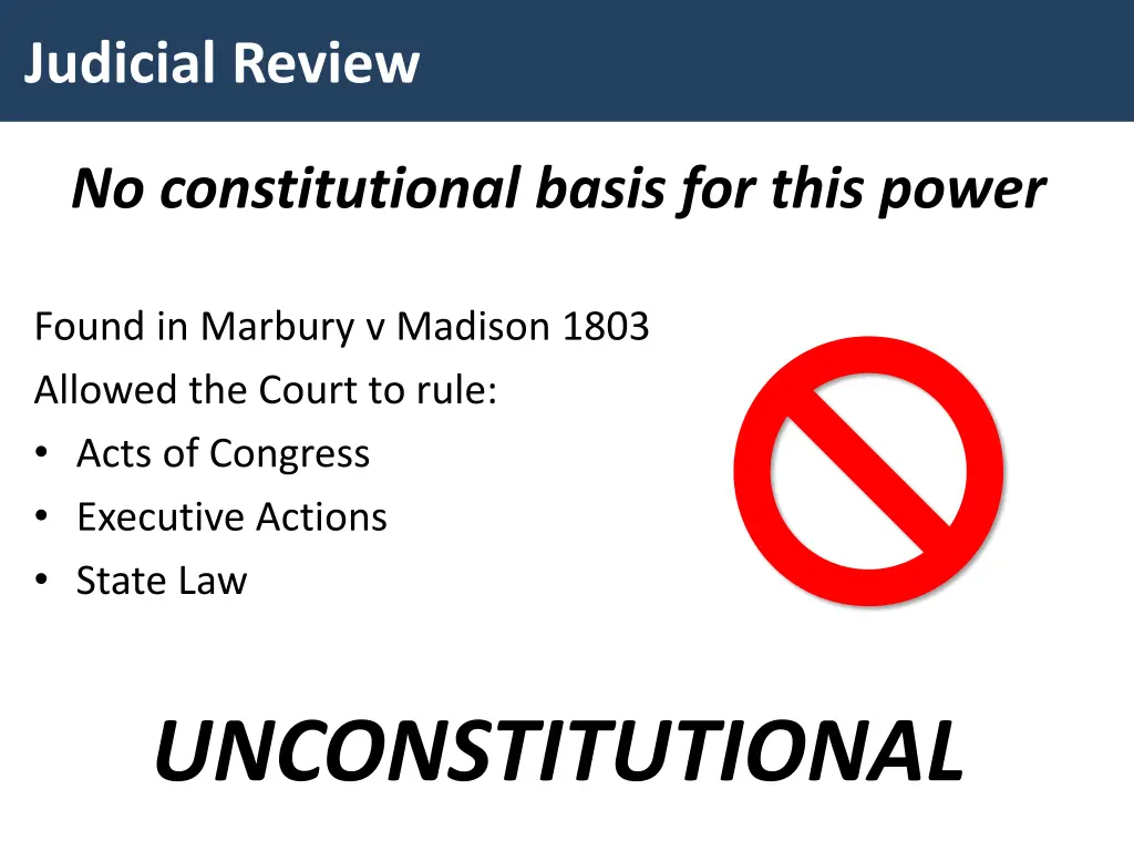 judicial review