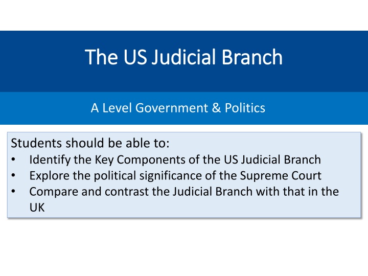 the us judicial branch the us judicial branch