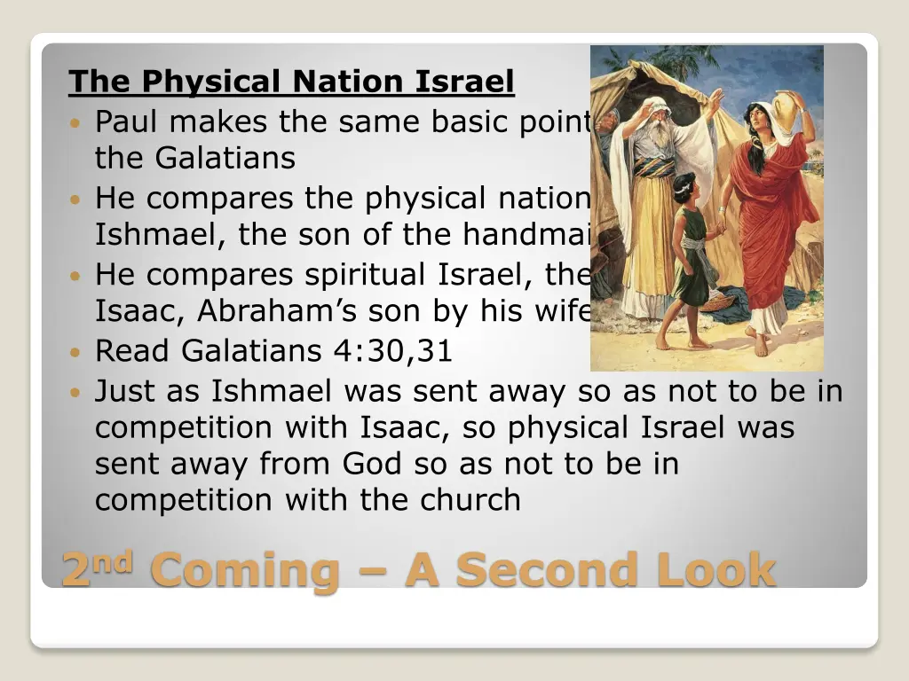 the physical nation israel paul makes the same
