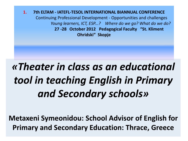 1 7th eltam iatefl tesol international biannual