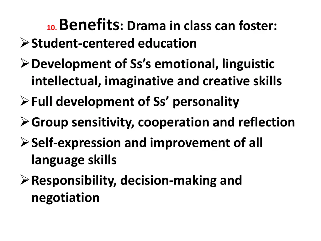 10 benefits drama in class can foster student