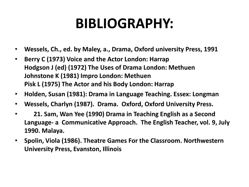 bibliography 2