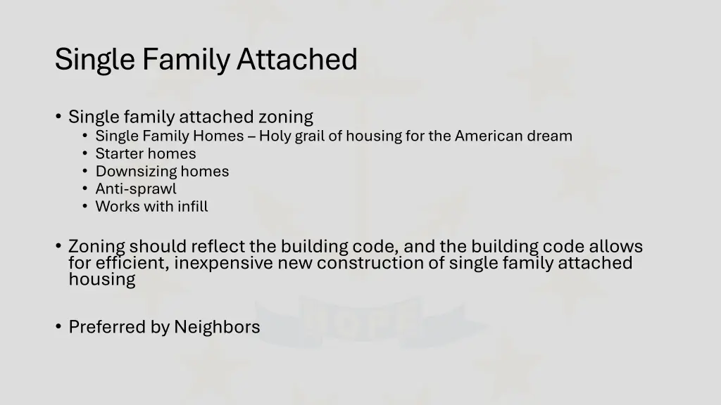 single family attached