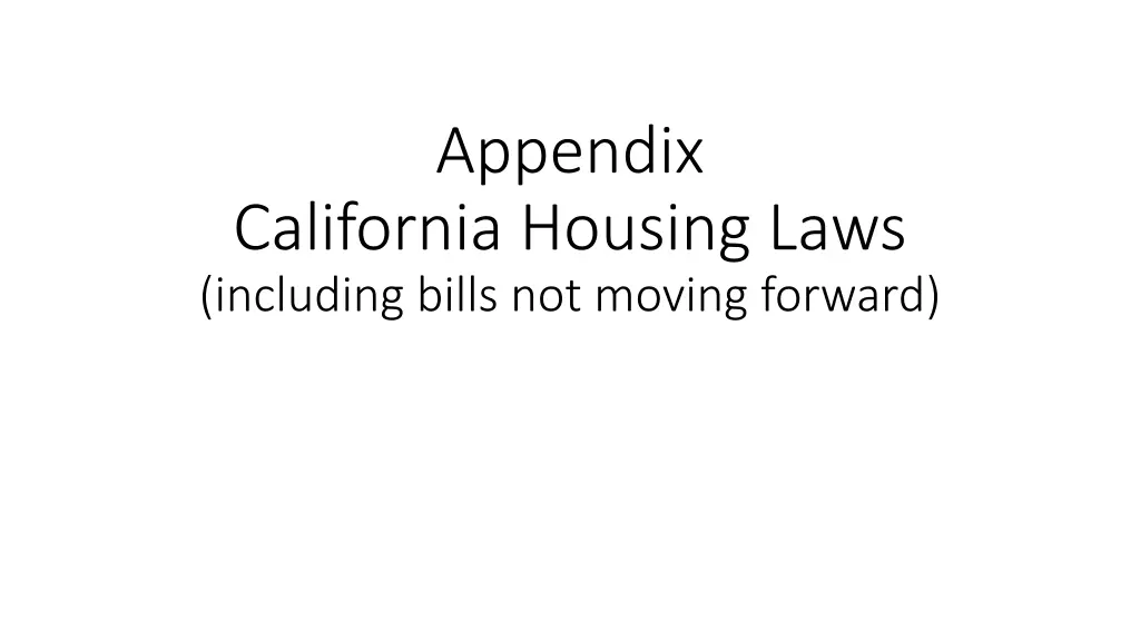 appendix