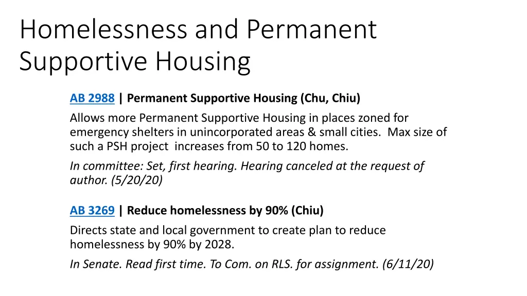 homelessness and permanent supportive housing 1