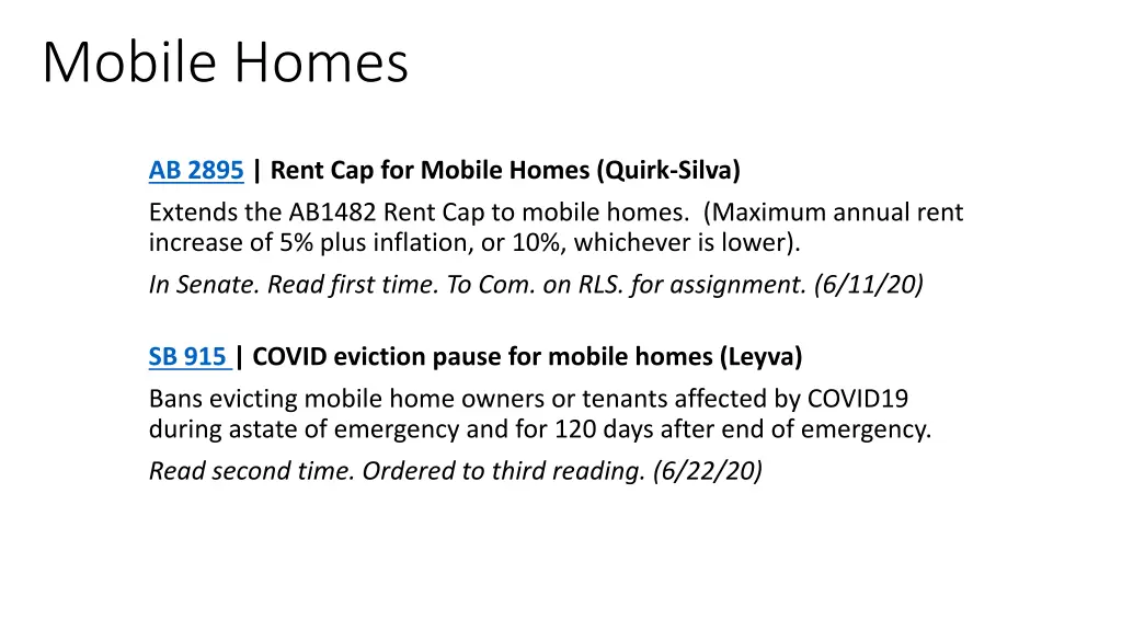 mobile homes 1