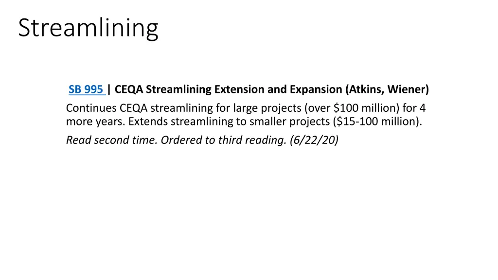 streamlining 2