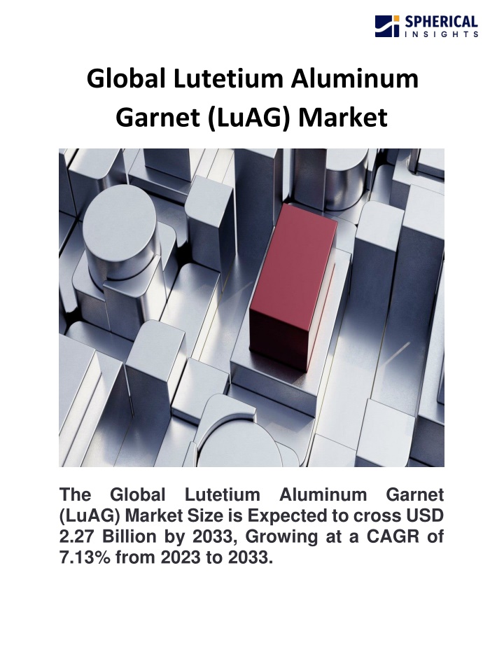 global lutetium aluminum garnet luag market