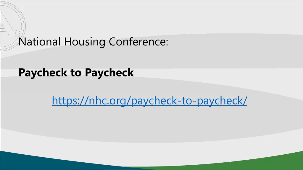 national housing conference