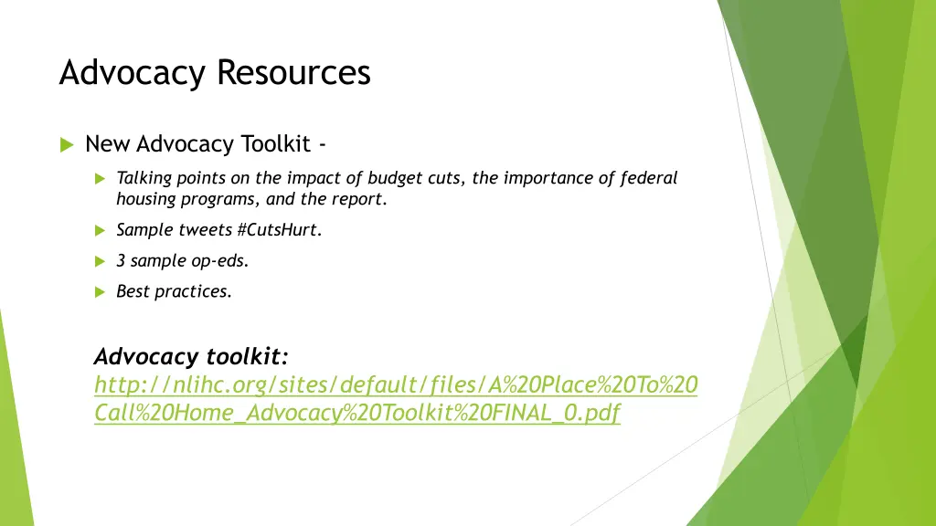 advocacy resources 1
