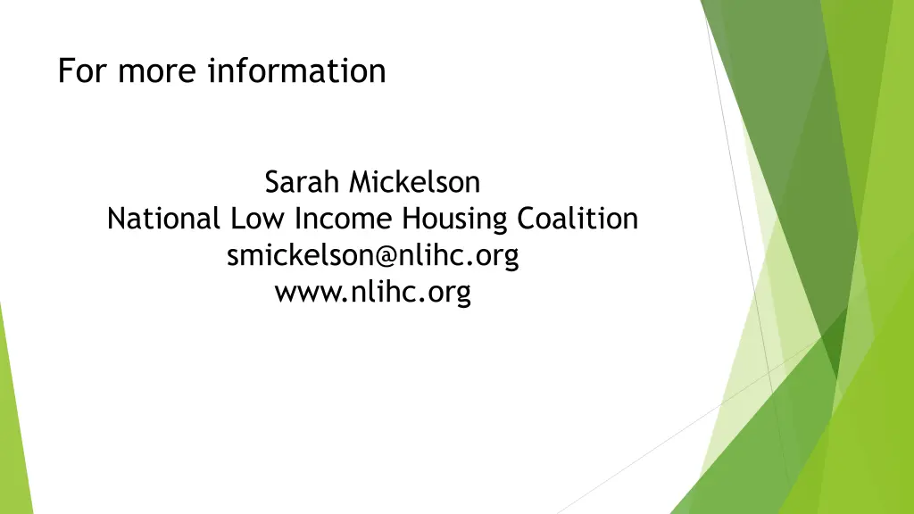 for more information