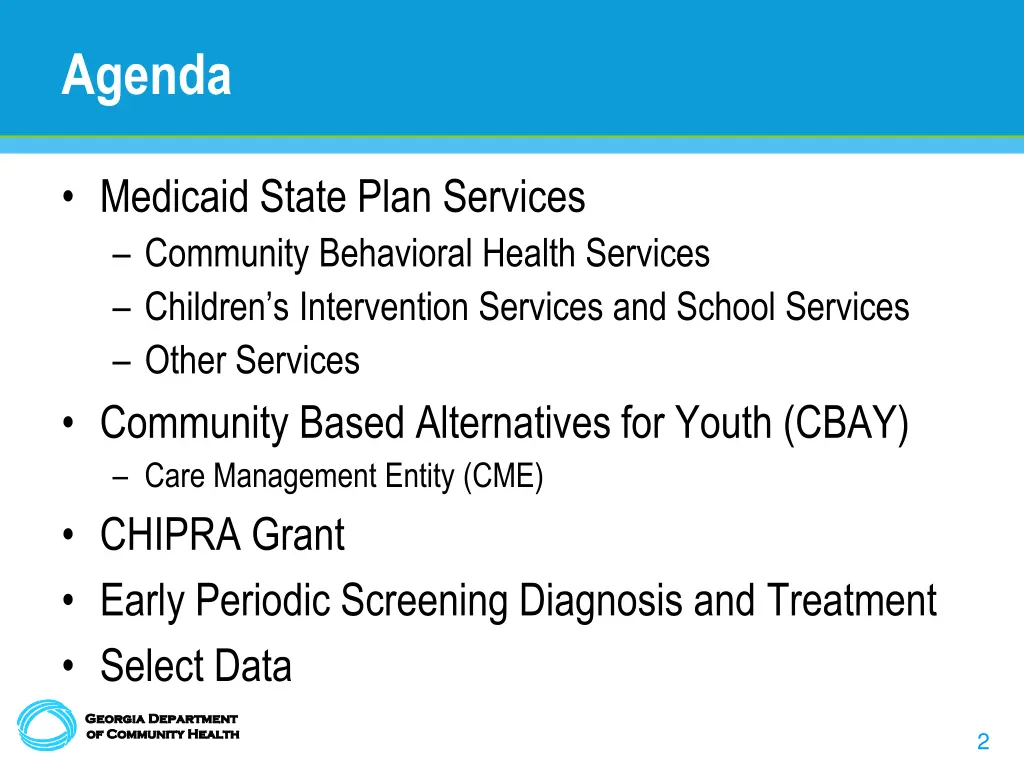 agenda