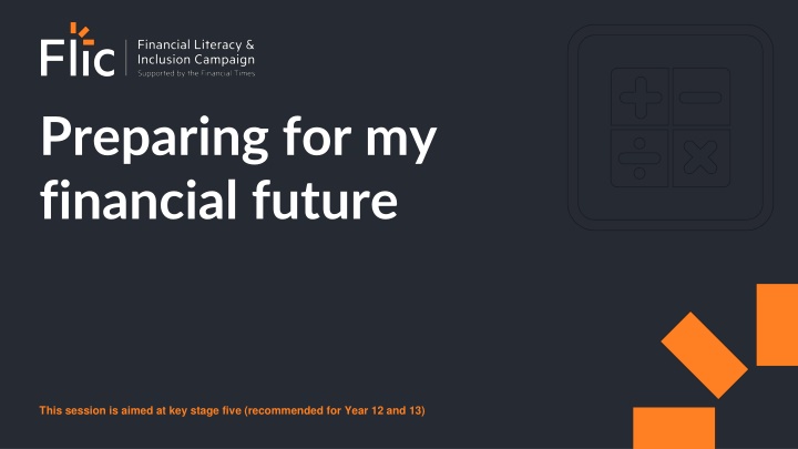 preparing for my financial future