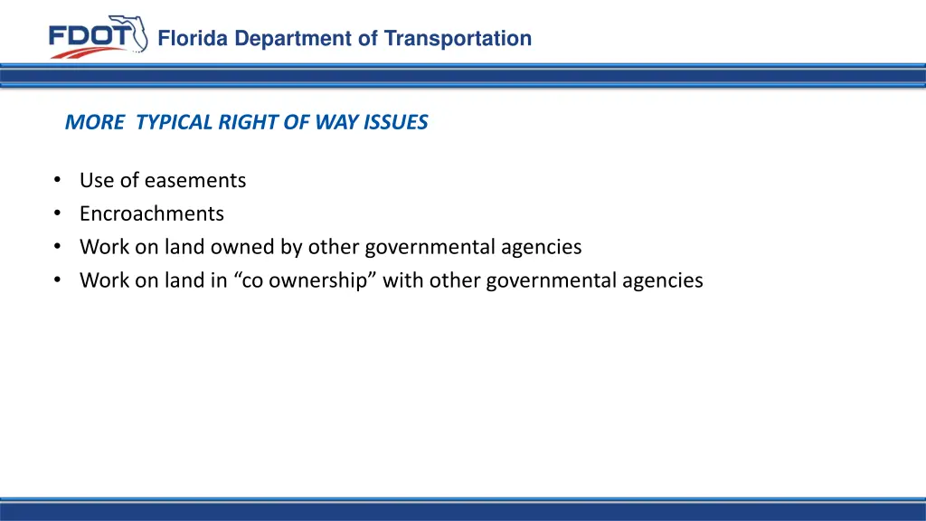 florida department of transportation 11