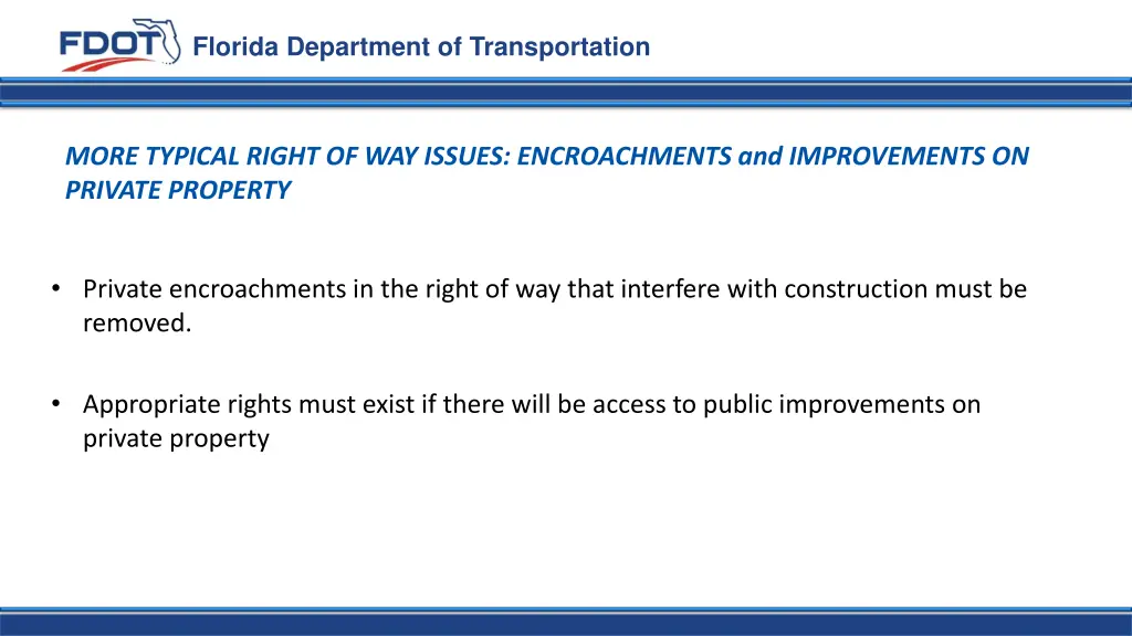 florida department of transportation 13
