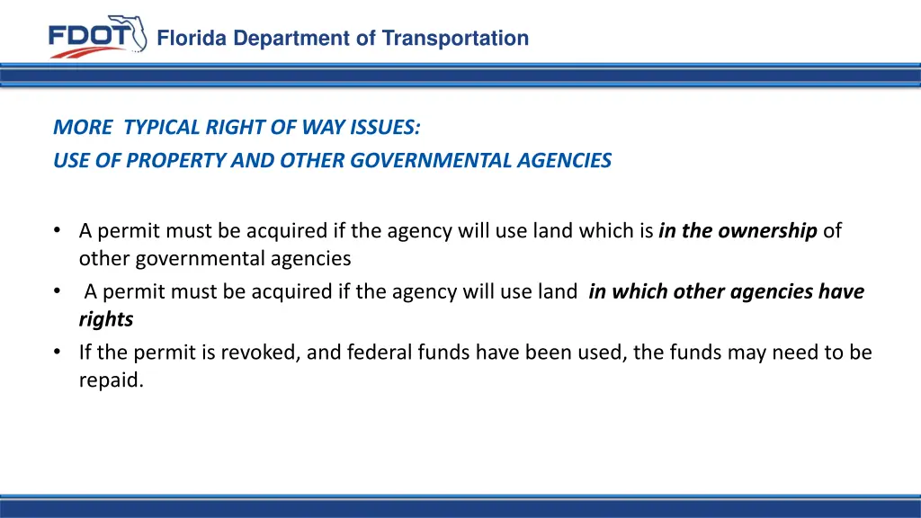florida department of transportation 14