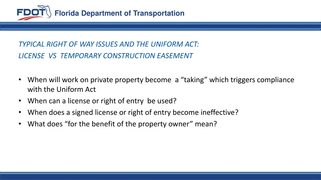 florida department of transportation 5