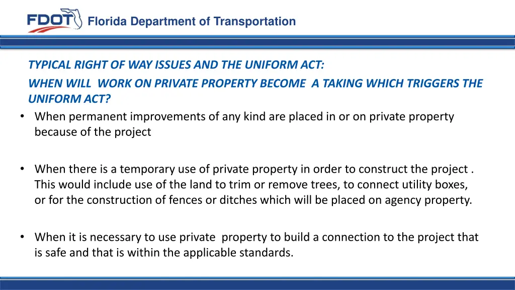 florida department of transportation 6