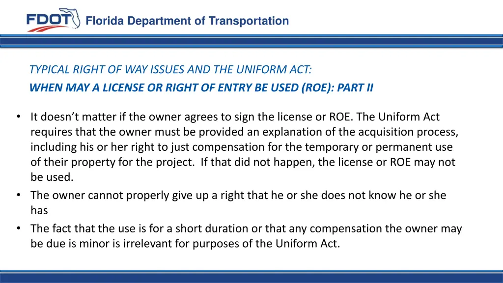 florida department of transportation 8