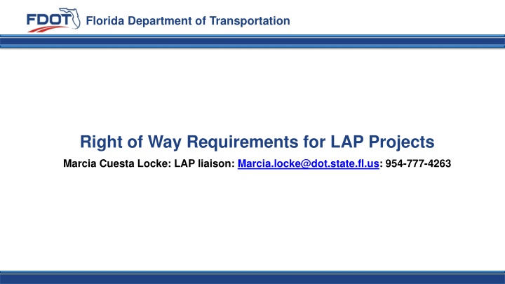 florida department of transportation