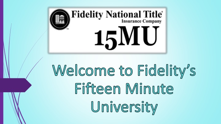 welcome to fidelity s fifteen minute university