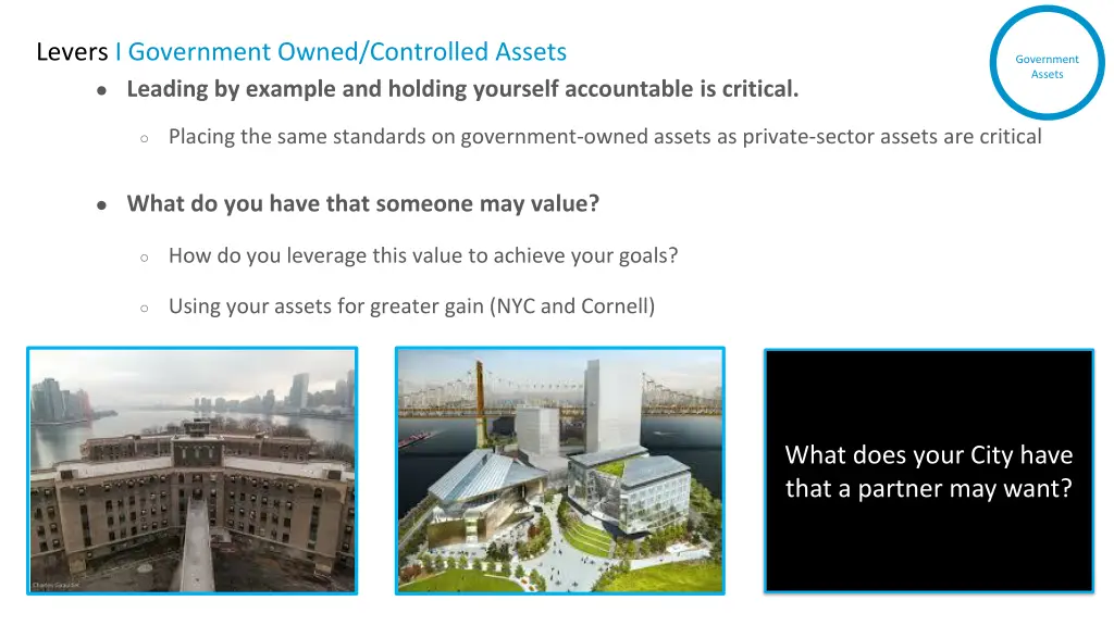 levers i government owned controlled assets