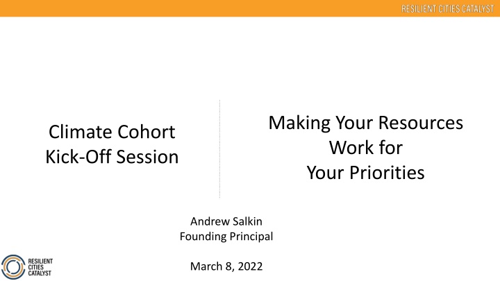 making your resources work for your priorities