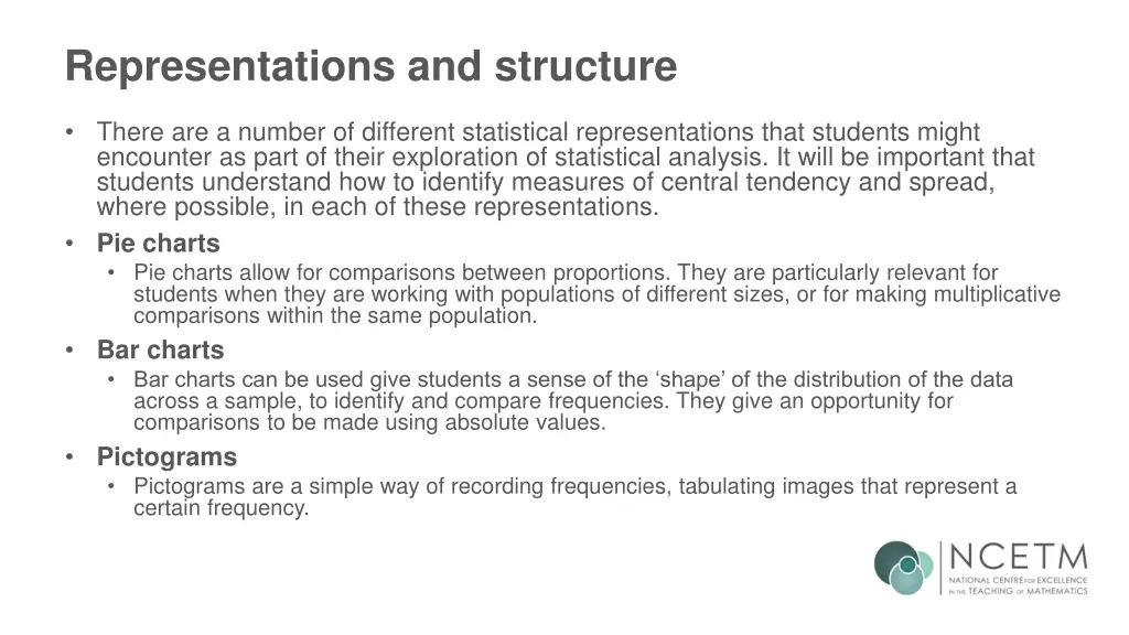 representations and structure