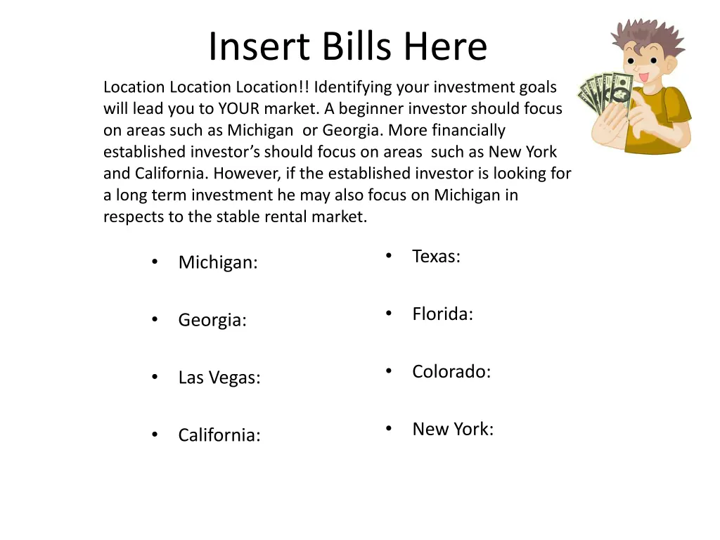insert bills here location location location