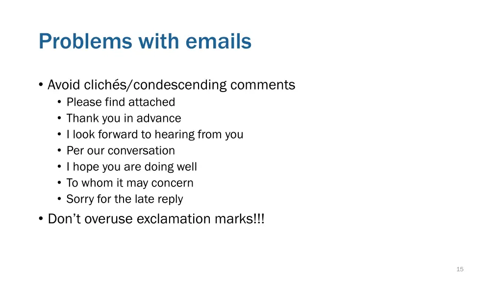 problems with emails 2