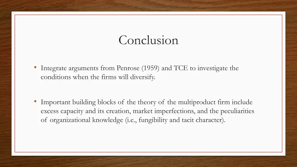 conclusion