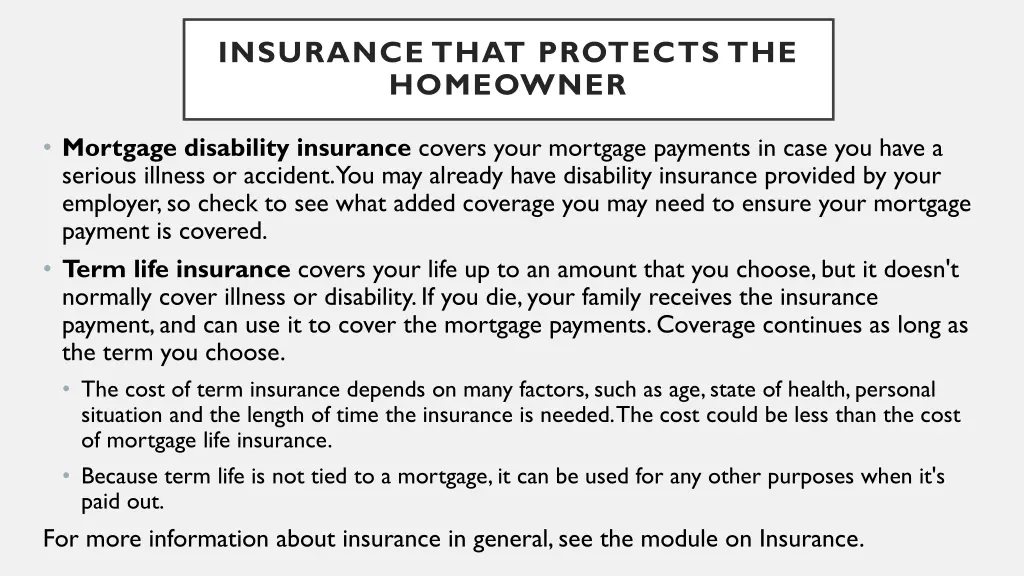 insurance that protects the homeowner 1