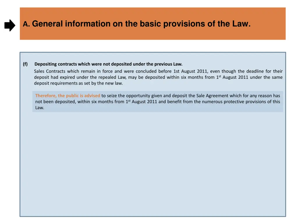 general information on the basic provisions 6