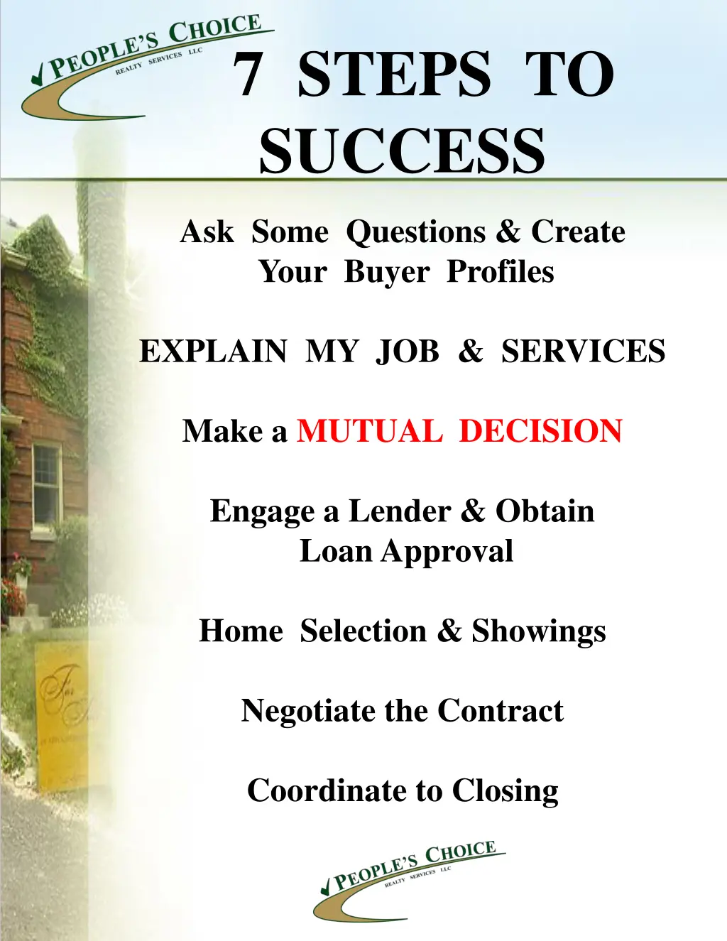 7 steps to success