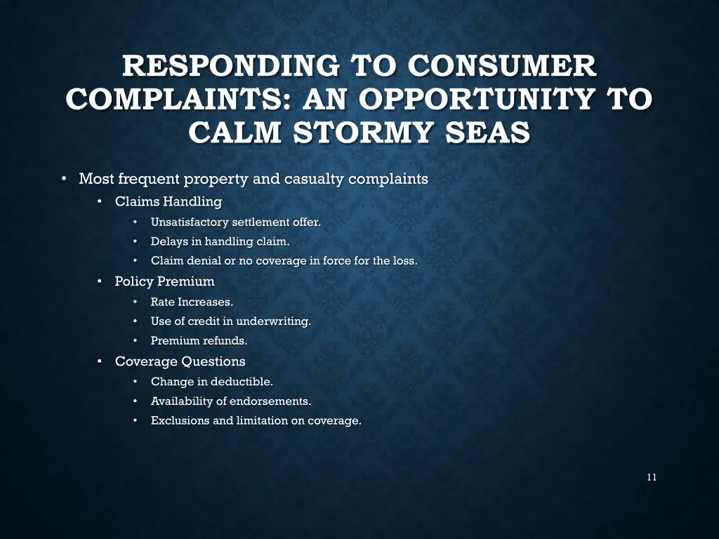 responding to consumer complaints an opportunity
