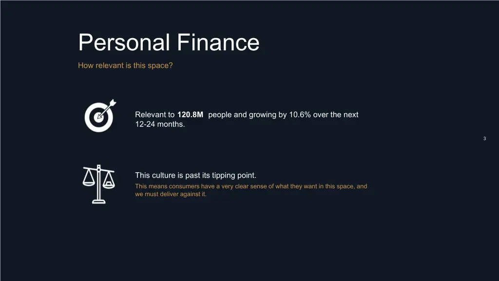 personal finance how relevant is this space