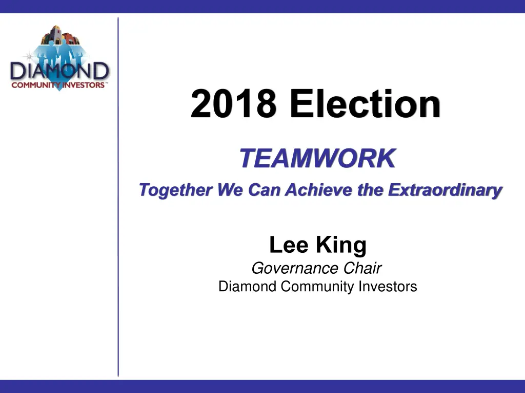 2018 election
