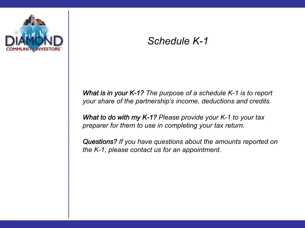 schedule k 1