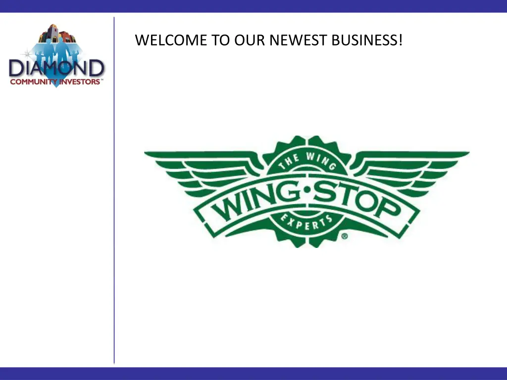 welcome to our newest business