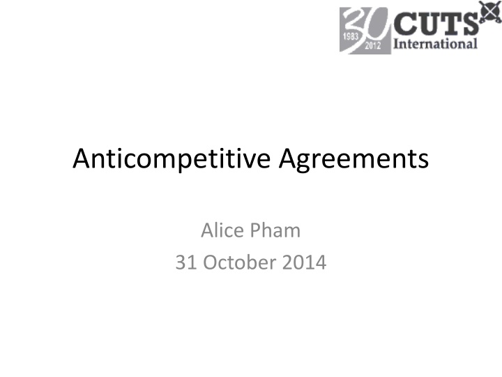 anticompetitive agreements