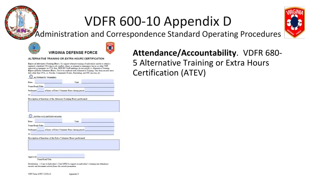 vdfr 600 10 appendix d administration 8